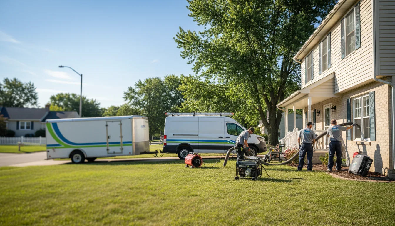 Flooded Basement Restoration And Cleanup With Repair in Union, NE near me